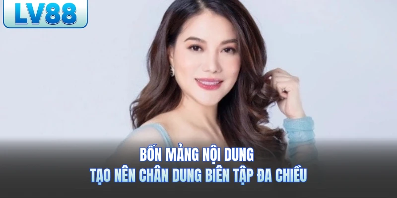 Bốn mảng nội dung tạo nên chân dung biên tập đa chiều